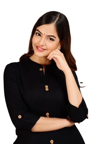 Image of NEW4U Women's Solid Rayon Straight Kurta