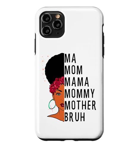 Ma Mom Mama Mommy Mother Bruh Mother Funny ��̓� �y���� �X�}�z�P�[�X iPhone 11 Pro Max �p