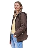 Veste sergée Street One Parka marron acajou 40