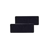 HIRAM Gun Magnet 4 Pack 43-Pound Capacity Magnetic Gun Mounts for Pistol Revolver Rifle Carbine Shotgun and More Self Defense Home Bedroom Desk Car and Truck Accessories for Men and Women (Pack of 2)