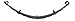 Rubicon Express RE1451 4.5" Leaf Spring for Jeep CJ