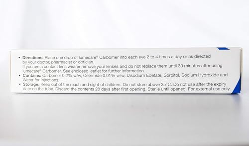 HydraSole Medicom Carbomer 0.2% Eye Gel – Hydrating Nighttime for Dry Eyes, Lubricating Gel Drops for Tired, Soothing Relief from Itchy, Irritated, Sensitive - 10g Pack of 3 - Brand May Vary - Image 3