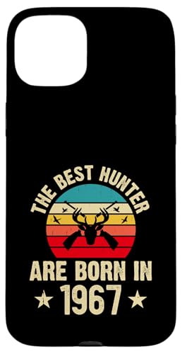 The Best Hunter Are Born in 1967 Funny Say Hunting Lover �X�}�z�P�[�X iPhone 15 Plus �p