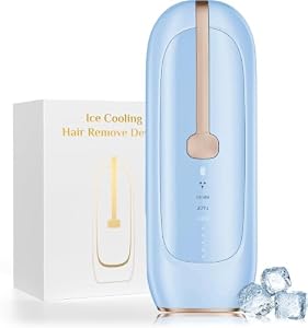 Laser Hair Removal Device, 21J Nearly Painless, 41°F Sapphire Ice-Cooling