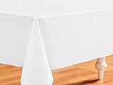 Hule de gran calidad producido y diseñado en Europa Mantel Antimanchas Estampado Blanco