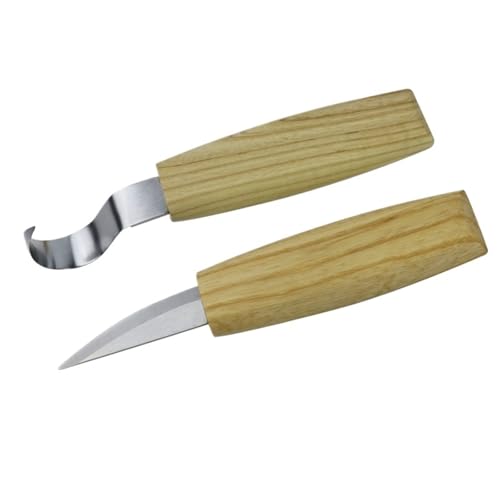 Coltello da intaglio del legno Scalpello da intaglio Scalpello da intaglio in acciaio inossidabile Taglierina for legno a taglio vivo Scalpelli for sgorbia Set di strumenti for intaglio del legno fai-