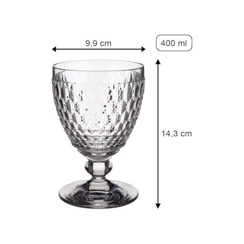 Villeroy & Boch Boston Smoky Coloured Water Glass Set of 4, 400 ml - Stylish Crystal Glasses for Refreshing Soft Drinks - Image 5