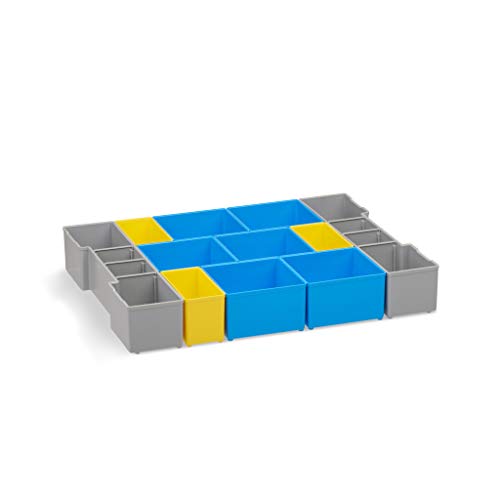 Bosch Sortimo Sortimentskasten L BOXX 102 anthrazit Deckel transparent mit Insetboxen-Set BC3 Sortierboxen für… – Bild 5