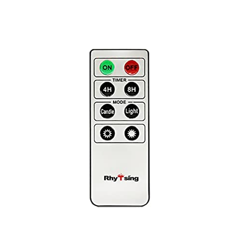8 Functions Remote for Rhysing Candles(EXCEPT TS2012 Series and Glass Candles)
