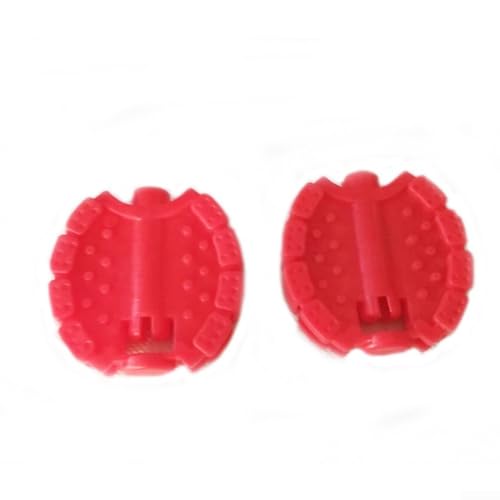 Spelonify Pédales de Rechange pour Tricycle et vélo de bébé, Repose-Pieds en Plastique pour vélo pour Enfants, Ensemble de pédales de Rechange pour Poussette, Accessoire de vélo pour Enfants (Rouge) – vue 2