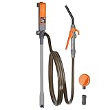 TERA PUMP Multipurpose Electric Powered Liquid Transfer Pump / E85 Fuel Transfer Pump - 110V AC / 12V DC, 2.4 GPM