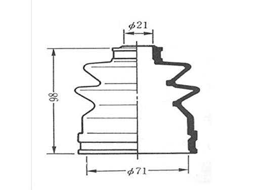 セイケン(Seiken) ドライブシャフトブーツキット SB45 600-00045