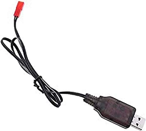 YUNIQUE ESPANA- 1 Pieza 4.8v Ni-MH Ni-CD USB Cargador JST 2P Cable para Juguetes de Control Remoto Baterías (N7-MH26-OEXL)