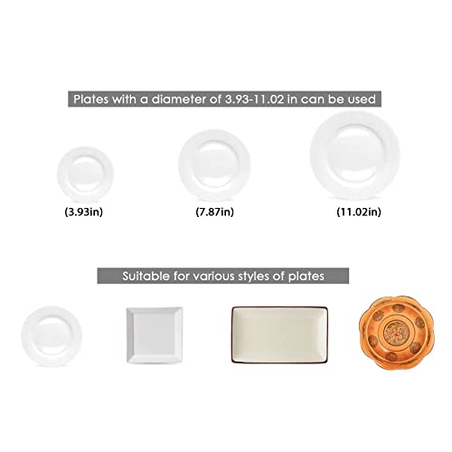 Linkidea 50 Pieces Elastic Food Storage Covers Reusable Stretch Plastic Wrap Bowl Covers Alternative To Foil For Family Outdoor Picnic #TOP3