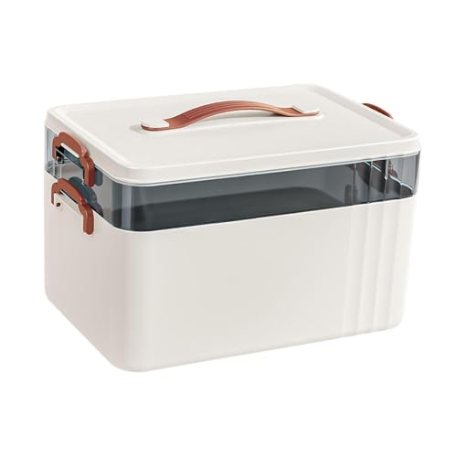 Boîte médicale portable vide et élégante Sharplace avec grand couvercle hermétique