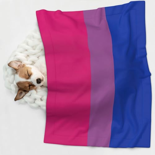 Bisexual Pride Dog Blanket for Small Pets