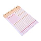 Facile à transporter : avec sa taille compacte, ce planificateur budgétaire est facile à transporter dans votre ou votre à , ce qui le rend pratique à utiliser travail, à l'école ou en voyage, planificateur mensuel, suivi financier