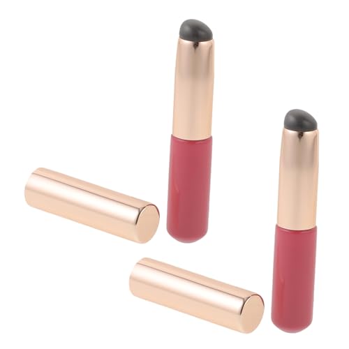Beatifufu Ergonomic Silicone Lip Brush Wand for Lipstick Lip Tint Balm Makeup Brushes