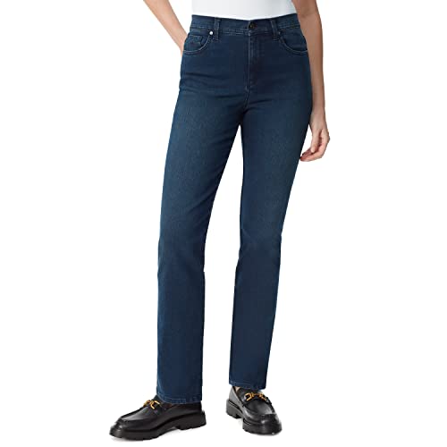 Gloria Vanderbilt Amanda Classic High Rise Tapered Petit Jean pour Femme, Park City, 44 Petite
