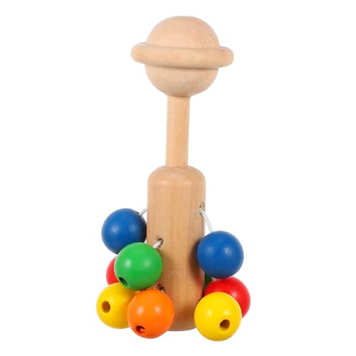 JOINPAYA ガラガラ ハンドジングルベル 車のおもちゃ 子供の 子供たち 子供のパーカッションおもちゃ 子供の音楽おもちゃ 楽器のおもちゃ 音楽のおもちゃ 音楽 木製