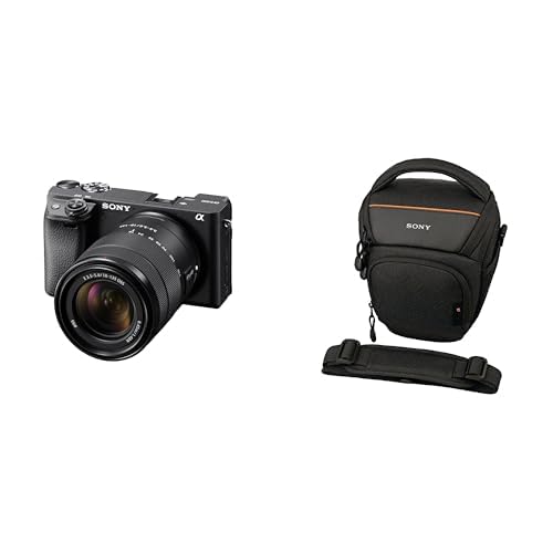 Sony Alpha 6400 APS-C Spiegellose Kamera mit 18-135mm Objektiv (Schneller 0,02s Autofokus mit Augenerkennung, 4K-Video und neigbares Display für Vlogging) + Tasche Sony Alpha 6400 APS-C Spiegellose Kamera mit 18-135mm Objektiv (Schneller 0,02s Autofokus mit Augenerkennung, 4K-Video und neigbares Display für Vlogging) + Tasche