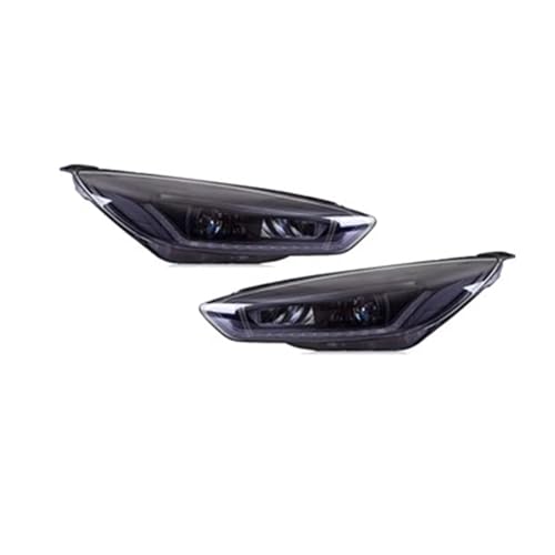 �t���i Compatible With Ford For Focus Headlights 2015 2016 2017 2018 �v���W�F�N�^�[�w�b�h�����v �f�C�^�C�������j���O���C�g �����ԃA�N�Z�T���[ 1�g