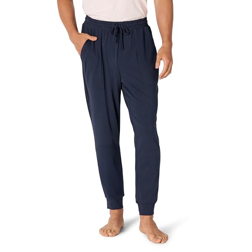 Image of Amazon Essentials Women's Soft Lightweight Knit Cotton Blend Jogger Pajama Pants