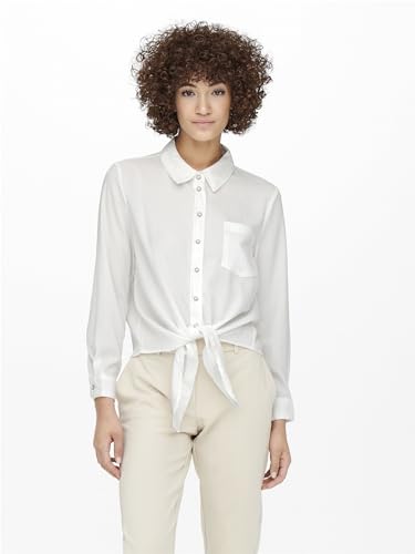 Onllecey Ls Knot Shirt Noos WVN – Ansicht 3