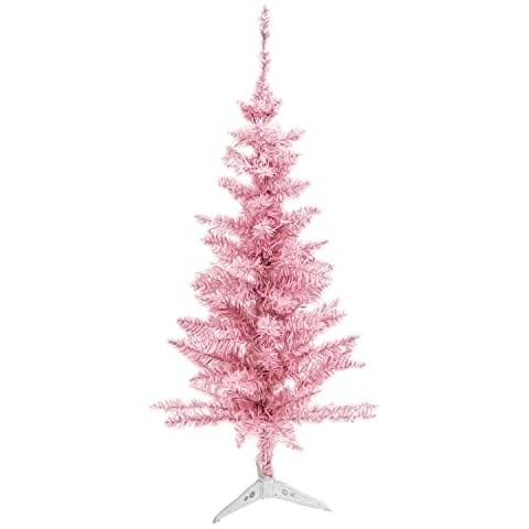 Arbol de Navidad Rosa, Decoración Navideña (90cm) Cover