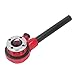 Pipe Threader Kit, Easy to Operate Iron Manual Ratcheting Pipe Tool Set Ergonomic Handle Wear Resistant 1/2in 3/4in 1in High Adaptability for Galvanized Tubes