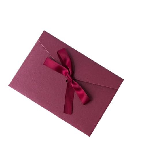 Sobres para invitaciones de boda papel nacarado grueso con lazo papelería creativa de 20 piezas