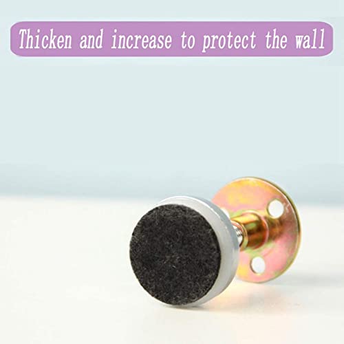 Yvailo 4Pcs Adjustable Threaded Bed Frame Anti-Shake Tool, For Desk, Cabinet, Bedside, Bedside Headboards Prevent Loosening 56Mm - 76Mm #TOP4