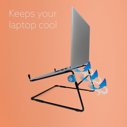 Base ergonómica para portátil R-Go Office acero negro miniatura 4
