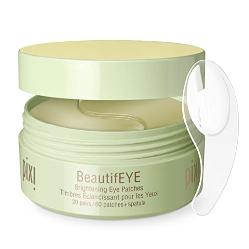 Pixi Beauty BeautifEYE Energizing Hydrogel Under Eye Patches | Refreshing Eye Patches For Dark Circles | Brighten & Hydrate Under Eyes | 30 Pairs