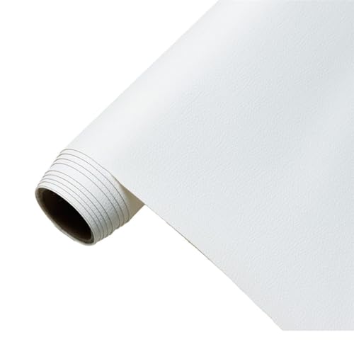 Simili cuir ignifuge blanc 160cm de large pour rénover un canapé familial moderne au mètre