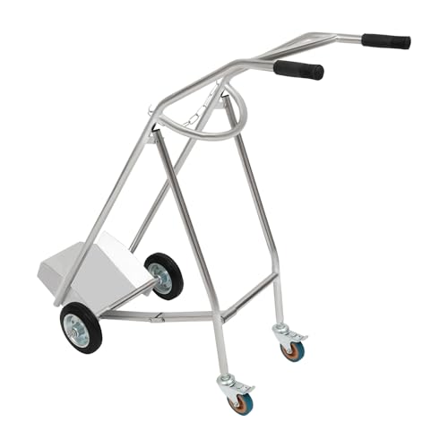 Carretilla para tanques de cilindro 40L, acero inoxidable miniatura 5