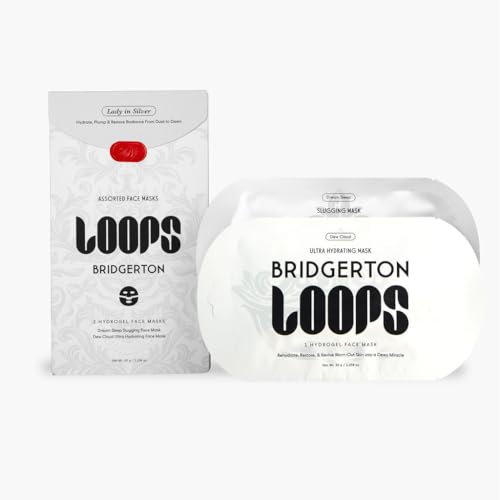 LOOPS Bridgerton™ NETFLIX Lady in Silver Set - Korean Face Masks, 2pc