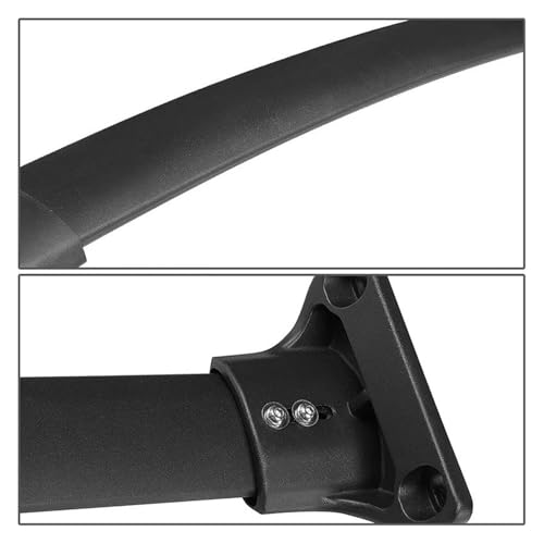 Barras portaequipajes Acura MDX de aluminio con acabado premium plateado 4