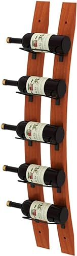 Casier à vin en métal pour optimiser vos petits espaces avec rangement mural suspendu - 2