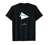 Paper Airplane Shirt Aviation Tee for Aircraft Fans