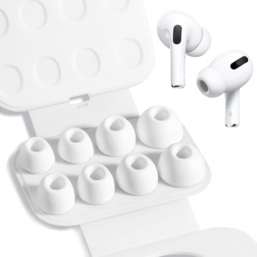 Ya en manzanajugosa.com: 4 Pares Almohadillas Airpods Pro Airpods Pro 2 con Orificio para reducción de Ruido, Antideslizante de Silicona Suave Airpods Pro reemplazo de Insertos para los oídos (XS/S/M/L).