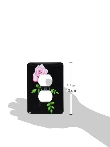 Prise double rose style nature pour décoration de chambre et salon - 4