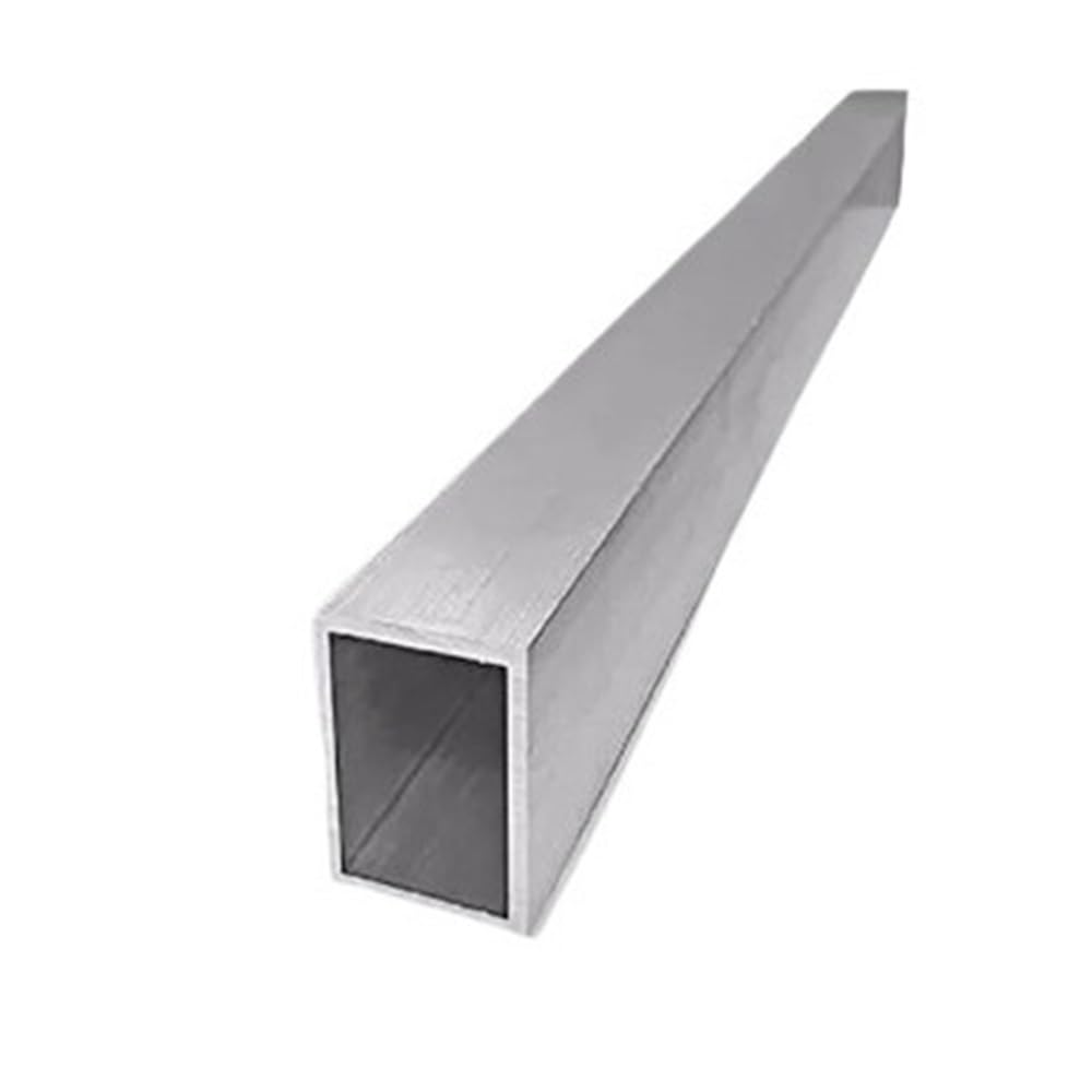 Perfil de aluminio L Tubo hueco de aleación aluminio, longitud 300-500 mm, cuadrado o rectangular, for decoración(500 * 100 * 44 * 1MM)