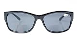 Eyekepper Bifocal okulary przeciwsłoneczne z soczewkami dwuogniskowymi, Czarna rama, +1.00