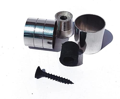 Medium Cane/Walking Stick Hardware Kit, Silver image 5