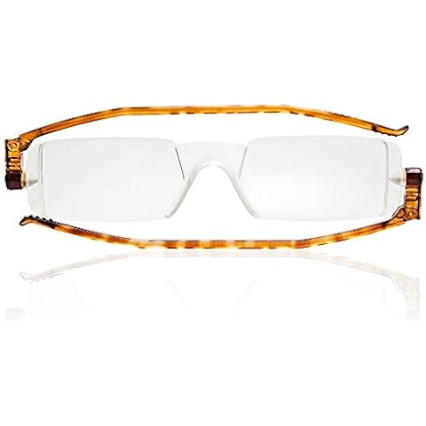 Nannini Italy Compact One Ultra Thin Anallergic Reading Glasses (Various Optic Strengths & Colors) (1.5, Tortoise) by Nannini Italy Cover