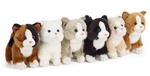 Jouet en Peluche Living Nature - Chaton en Peluche, à l’unité (16 cm)