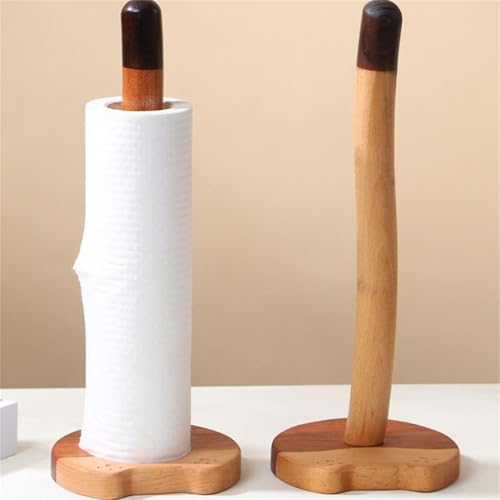 Portarrollos de cocina con base estable de almacenamiento vertical 3