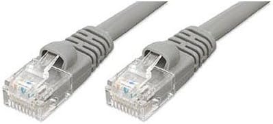 Cat5e UTP Patch Cord LAN Network (Ethernet) Cable (25 ft Gray)