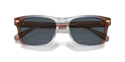 Image of COACH mens Hc8397u Universal Fit Square Sunglasses